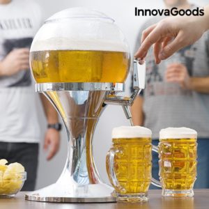 Диспенсър за бира с охладител - камера за лед във формата на балон InnovaGoods
