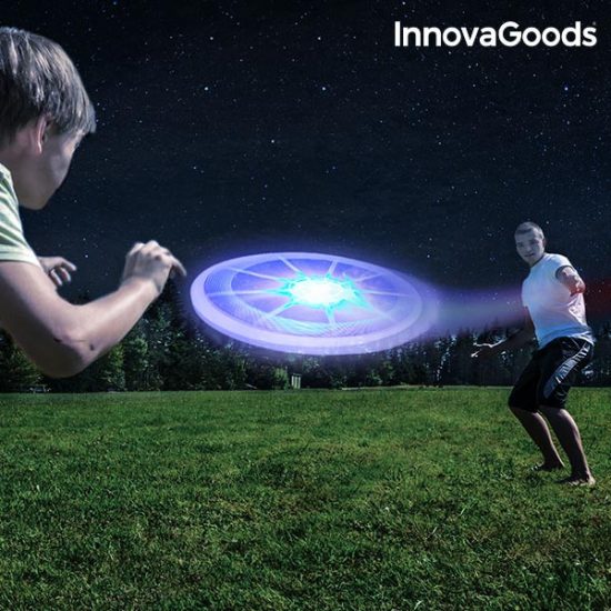 LED светещо фризби InnovaGoods