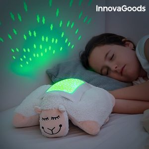 Детска нощна лампа овца - проектор на звезди InnovaGoods