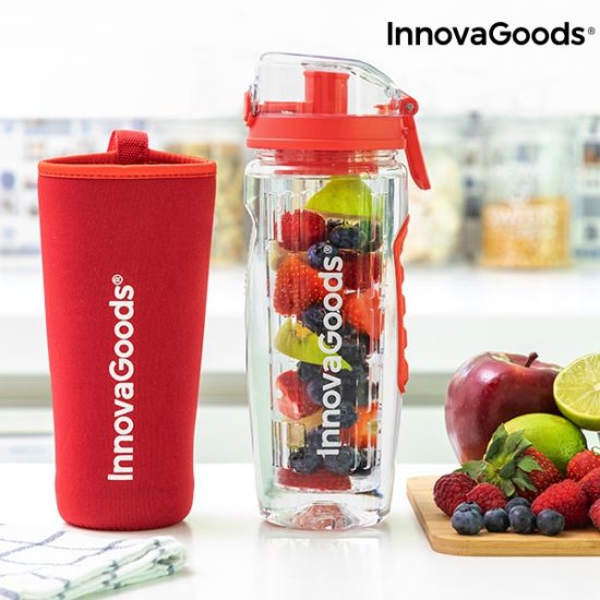 Бутилка с инфузер за плодове InnovaGoods Infuser XL