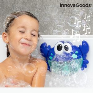 Играчка за баня със сапунени балончета InnovaGoods Crabbly - музикално раче