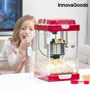 Машина за пуканки на топъл въздух InnovaGoods Popcorn Maker Tasty Pop Times 310W - червена