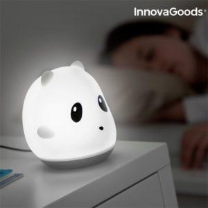 Силиконова LED лампа панда InnovaGoods с променящи се цветове