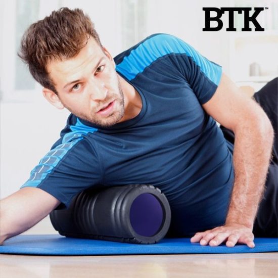 Ролка за разтягане на мускулите BTK Foam Roller