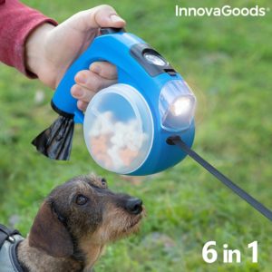 Автоматичен кучешки повод с фенерче InnovaGoods Compet 6 в 1