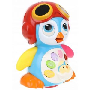 Образователна играчка за деца пингвин - танцуващо, пеещо и светещо пингвинче