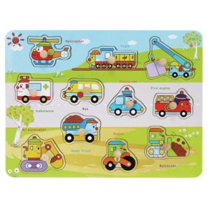 Детска образователна игра за сортиране - превозни средства