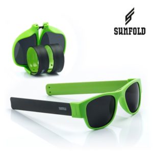 Сгъваеми слънчеви очила Sunfold AC6 - полароид, зелени и черни