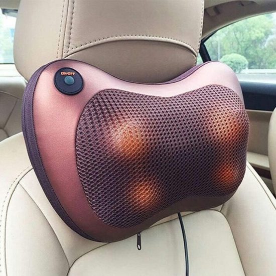 Магнитна масажираща възглавница Шиацу масаж за гръб, врат и рамене Massage Pillow