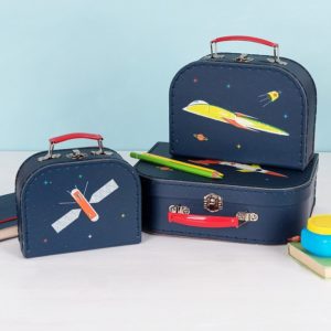 Детски куфар за път от три части - Космос Rex London
