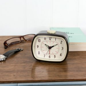 Кафяв ретро часовник будилник - Rex London