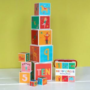 Образователни картонени кубчета Цирк - Rex London