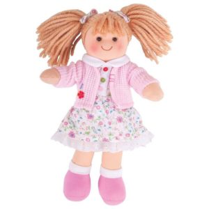 Мека кукла от плат Попи Bigjigs – 28 см MTBJD005 1