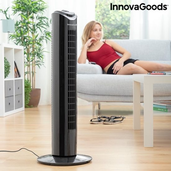 Вентилатор кула InnovaGoods Tower Fan 80 cm 50W - черен 1