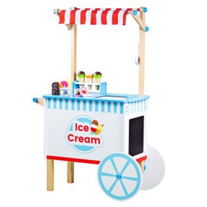 Детски комплект Дървена количка за сладолед Bigjigs MTBJ409 1