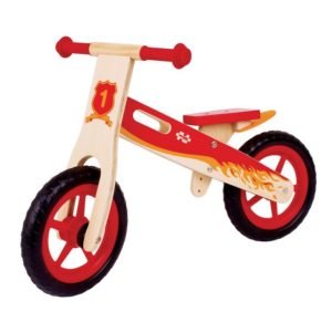 Дървено колело за баланс Червено Bigjigs MTBJ776 1
