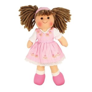 Текстилна кукла Роуз 28 см Bigjigs MTBJD007 1