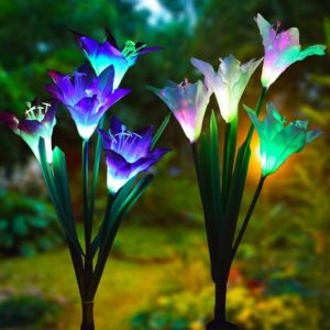 Соларна лампа лилиум Solar Light Flower