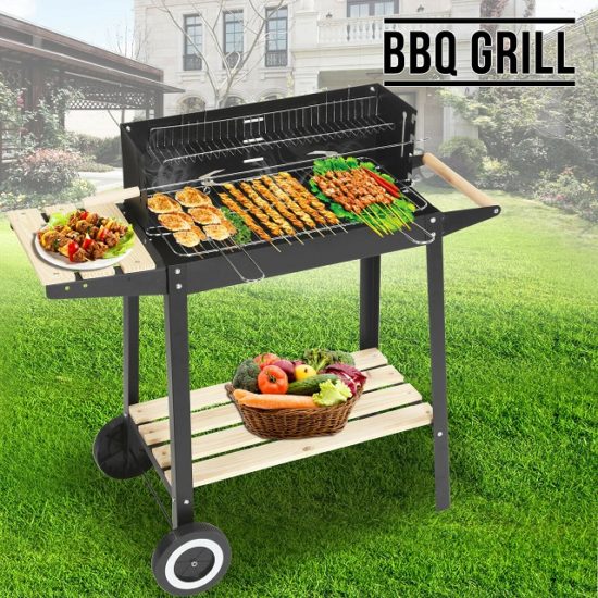 Преносимо барбекю на дървени въглища BBQ Grill