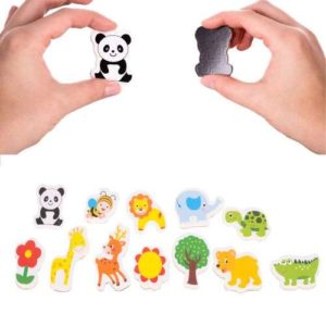 Детски магнити за игра с животни - 12 броя