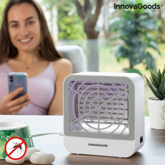 Лампа против комари и мухи с 5 UV светодиода InnovaGoods KL Box