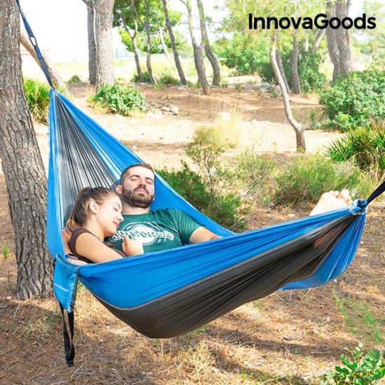 Двоен хамак за къмпинг Swing & Rest InnovaGoods