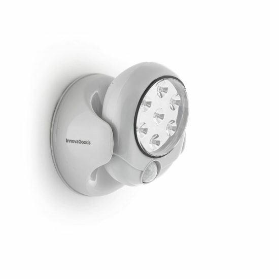 LED Лампа със Сензор за Движение Lumact 360º InnovaGoods Сив (